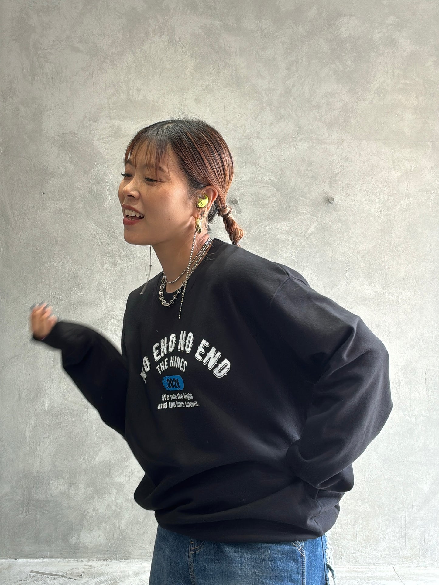 受付終了【予約販売】カレッジデザインスウェット／the Nines