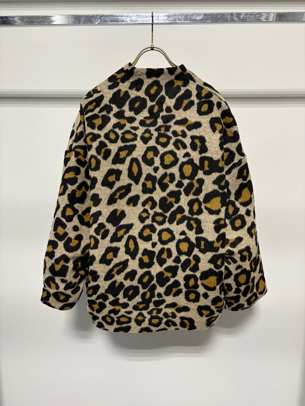 【予約⚡︎販売】シャギージップコート（レオパード柄）／MG CO-26129-A／MARGAUX VINTAGE／2026 AW＃2
