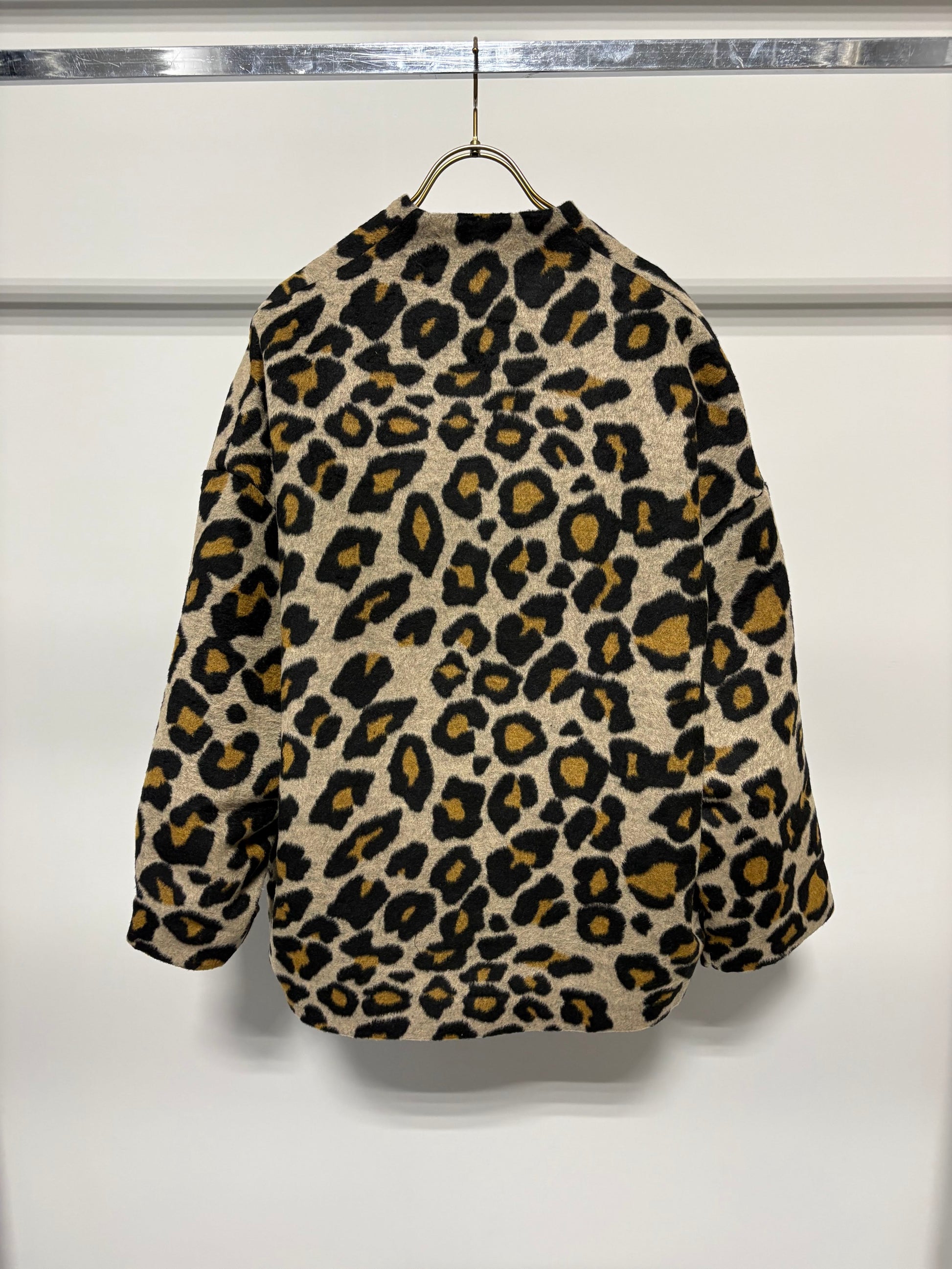 【予約⚡︎販売】シャギージップコート（レオパード柄）／MG CO-26129-A／MARGAUX VINTAGE／2026 AW＃2
