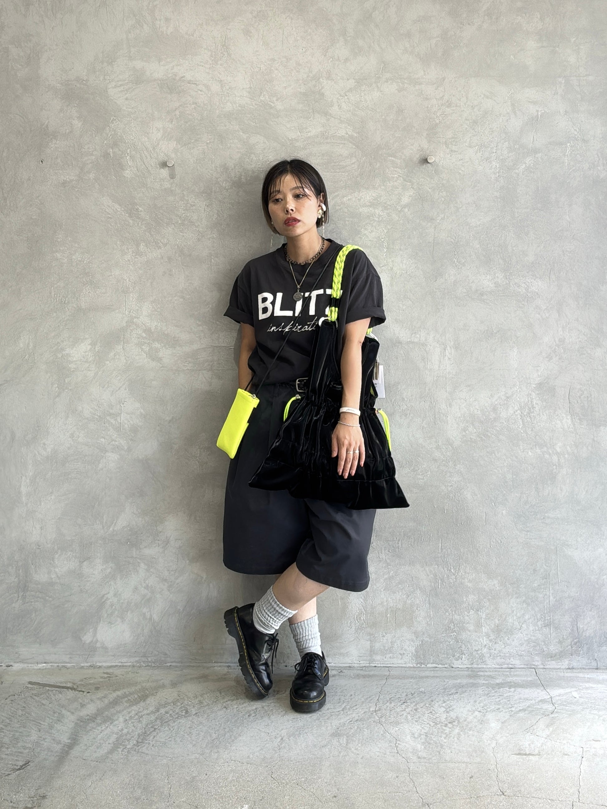 【予約販売】ベルベットエナメル2wayティアードワンショルバッグ／cheek