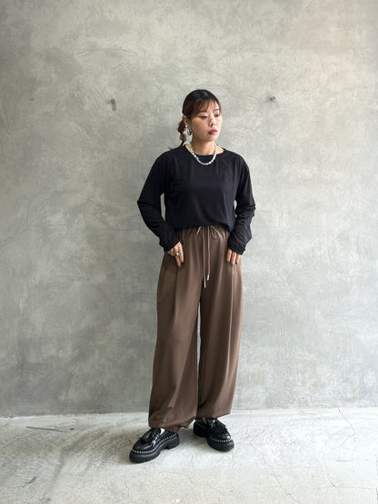 【再入荷】タックポケットジャージジョガーパンツ／CYAN TOKYO