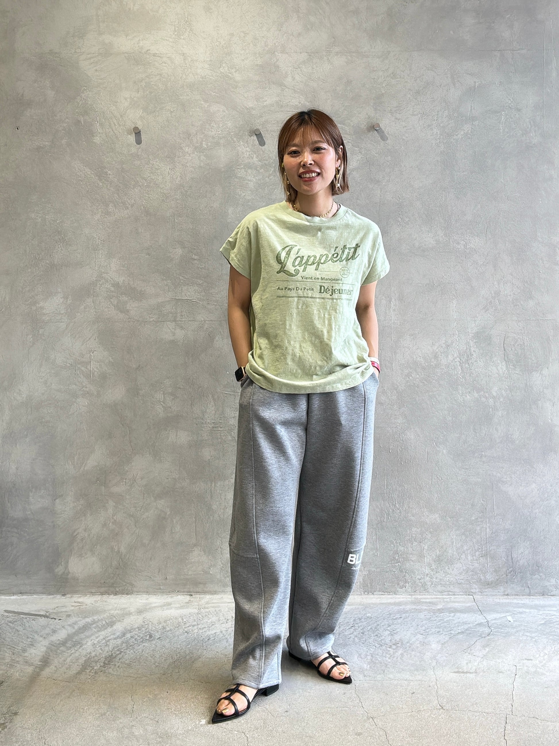 【予約販売】LappetitゆるフレンチスラブTシャツ／ING
