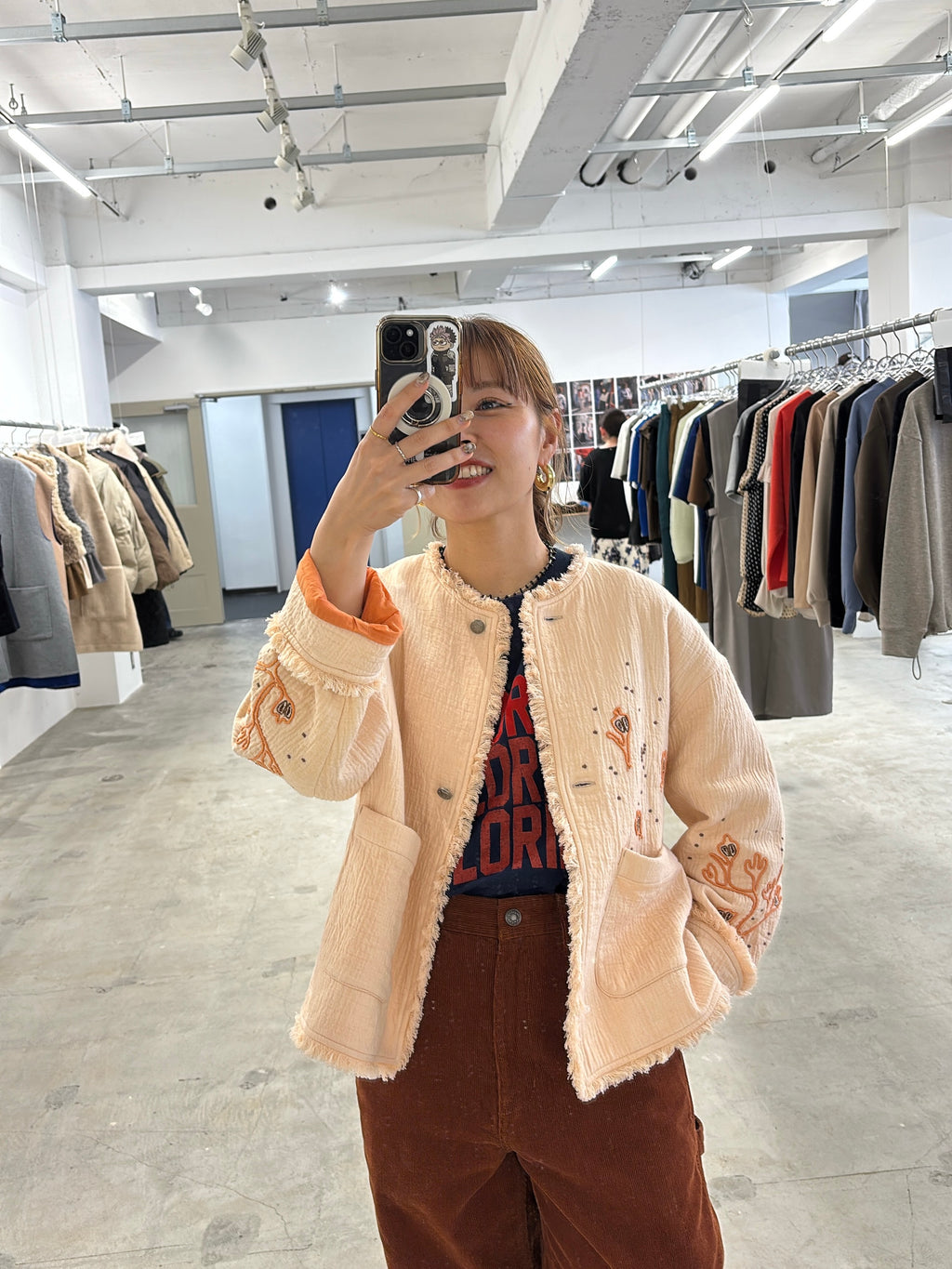 【予約⚡︎販売】刺繍クルーネックジャケット／#8643804／LE MÉLANGE／2026 AW #1