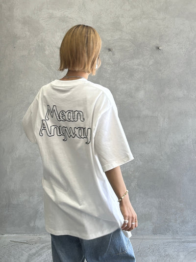 受付終了【予約販売】men'sサイズ／コード刺繍ポケット Tシャツ／ING