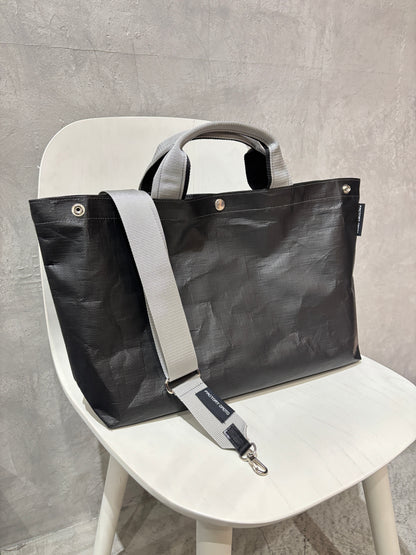 【予約販売】グレー×ブラック（本体：ブラック）／FACTORY OMOTO／BASIC TOTE