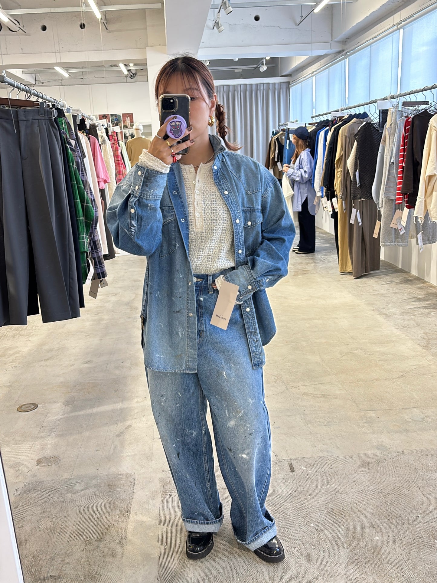 受付終了【予約販売】デニムパンツ／8613502／LE MÉLANGE