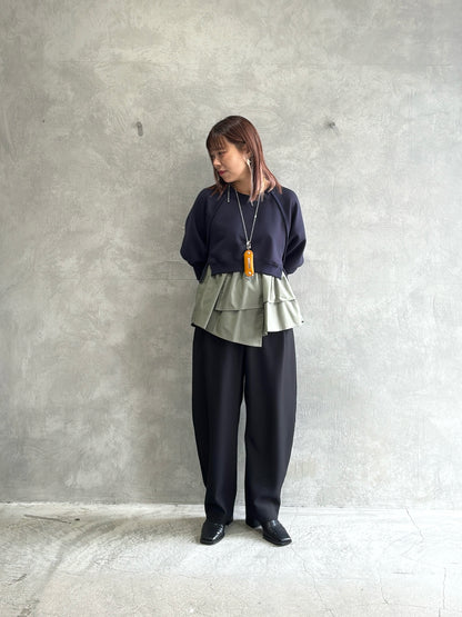 タックカーブパンツ／ANNA  KERRY