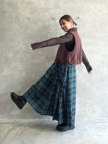 リバーシブルナイロンフリースベスト／Anna Kerry