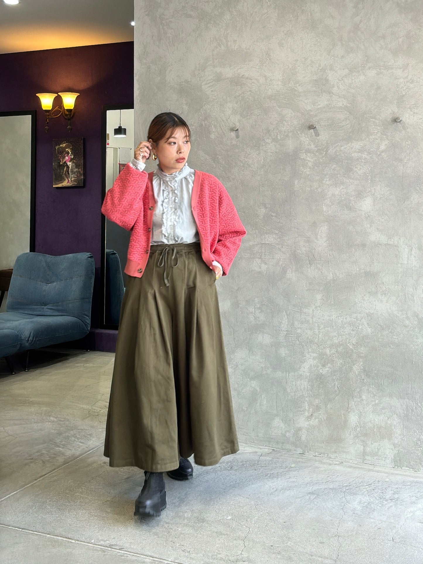 袴イージーパンツ／vent blanc