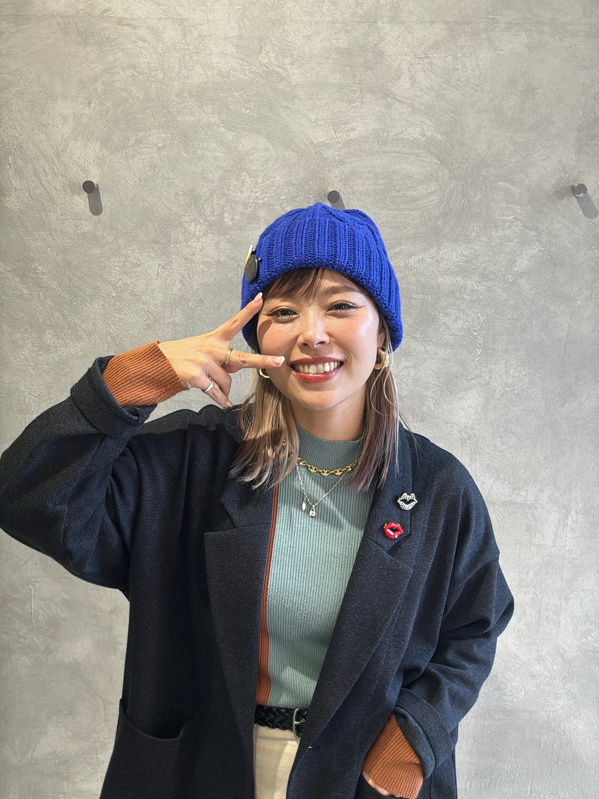 ゆるフィットニットキャップ