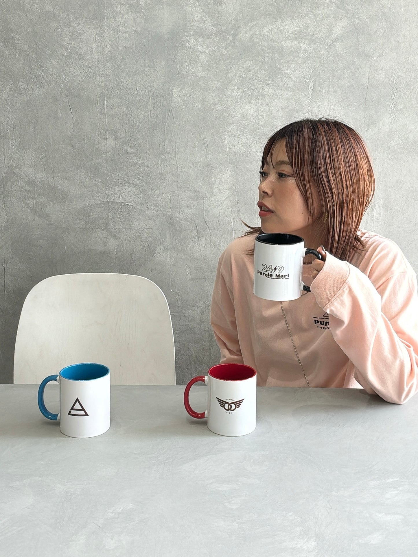 受付終了【予約販売】PURPLE MART⚡︎オリジナルバイカラーマグカップ／the Nines