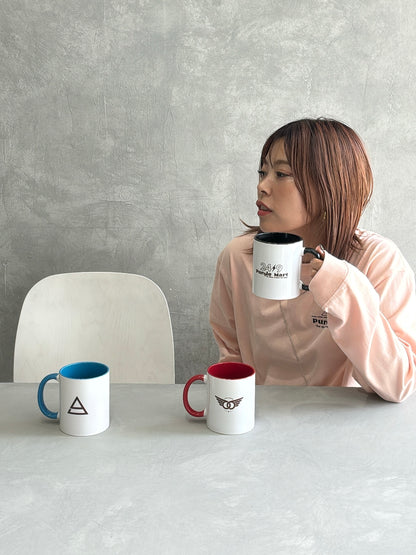 受付終了【予約販売】PURPLE MART⚡︎オリジナルバイカラーマグカップ／the Nines