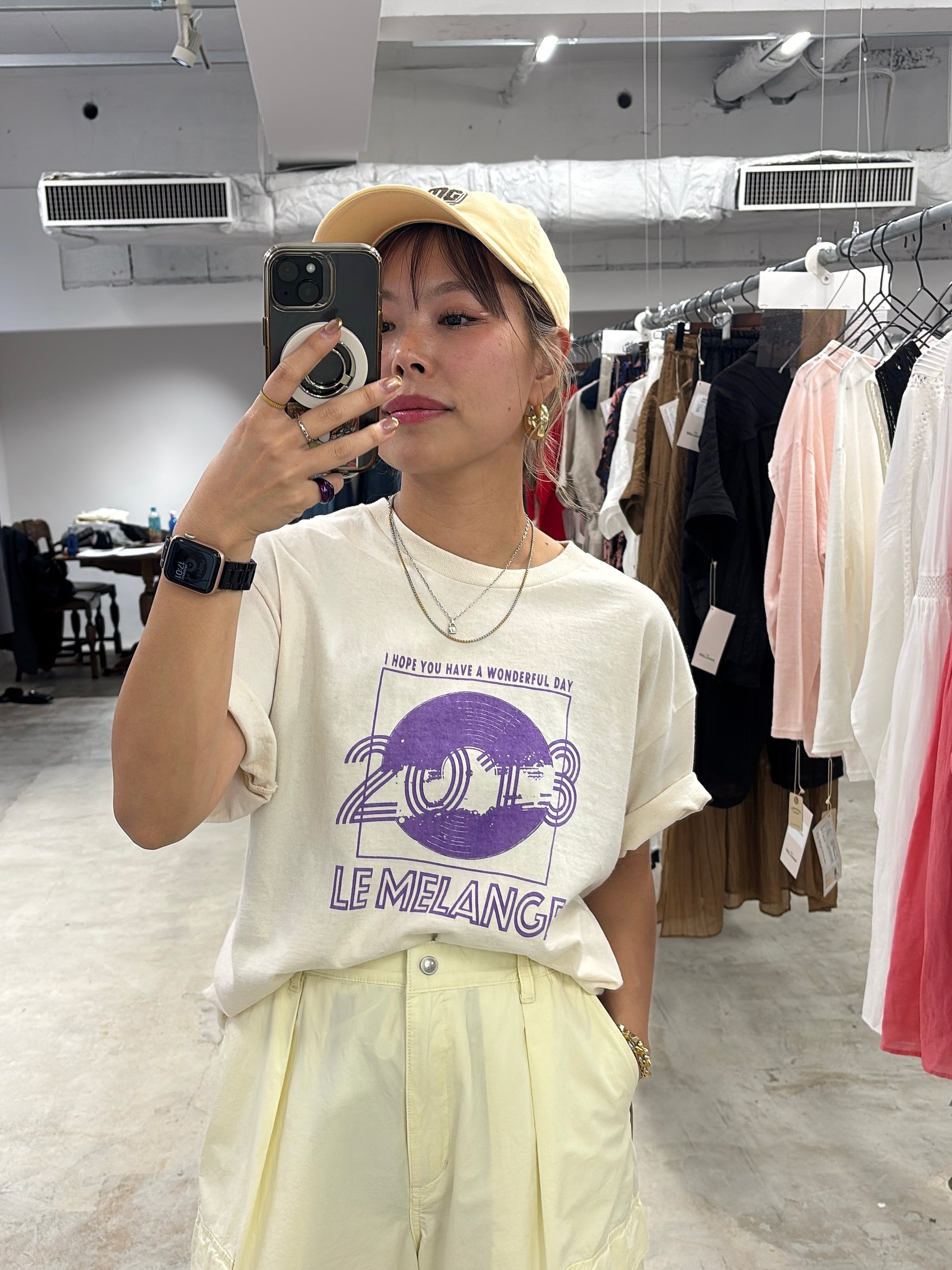 受付終了【予約販売】プリントTシャツ／8621008／LE MÉLANGE／2026 SS#2