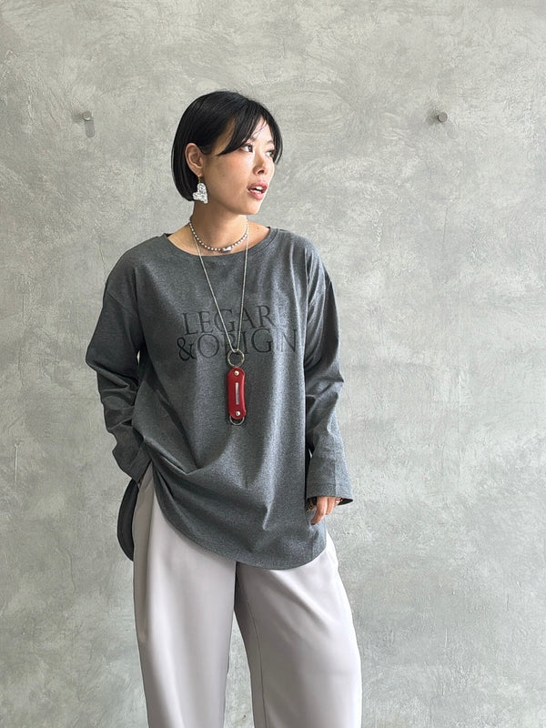 ロゴプリントロンT／Anna Kerry
