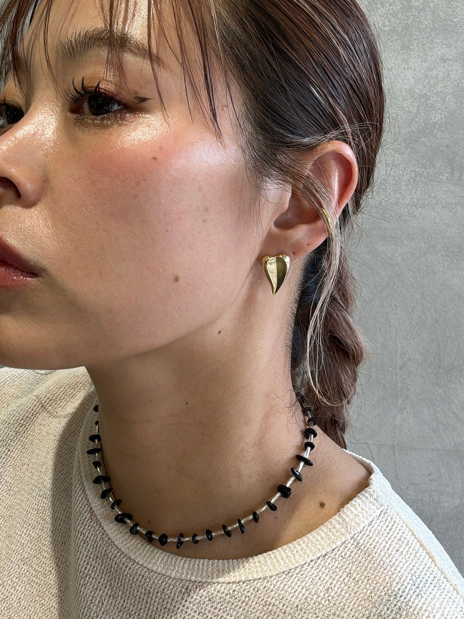 ⚡︎【予約販売】ブラックビーズmixネックレス