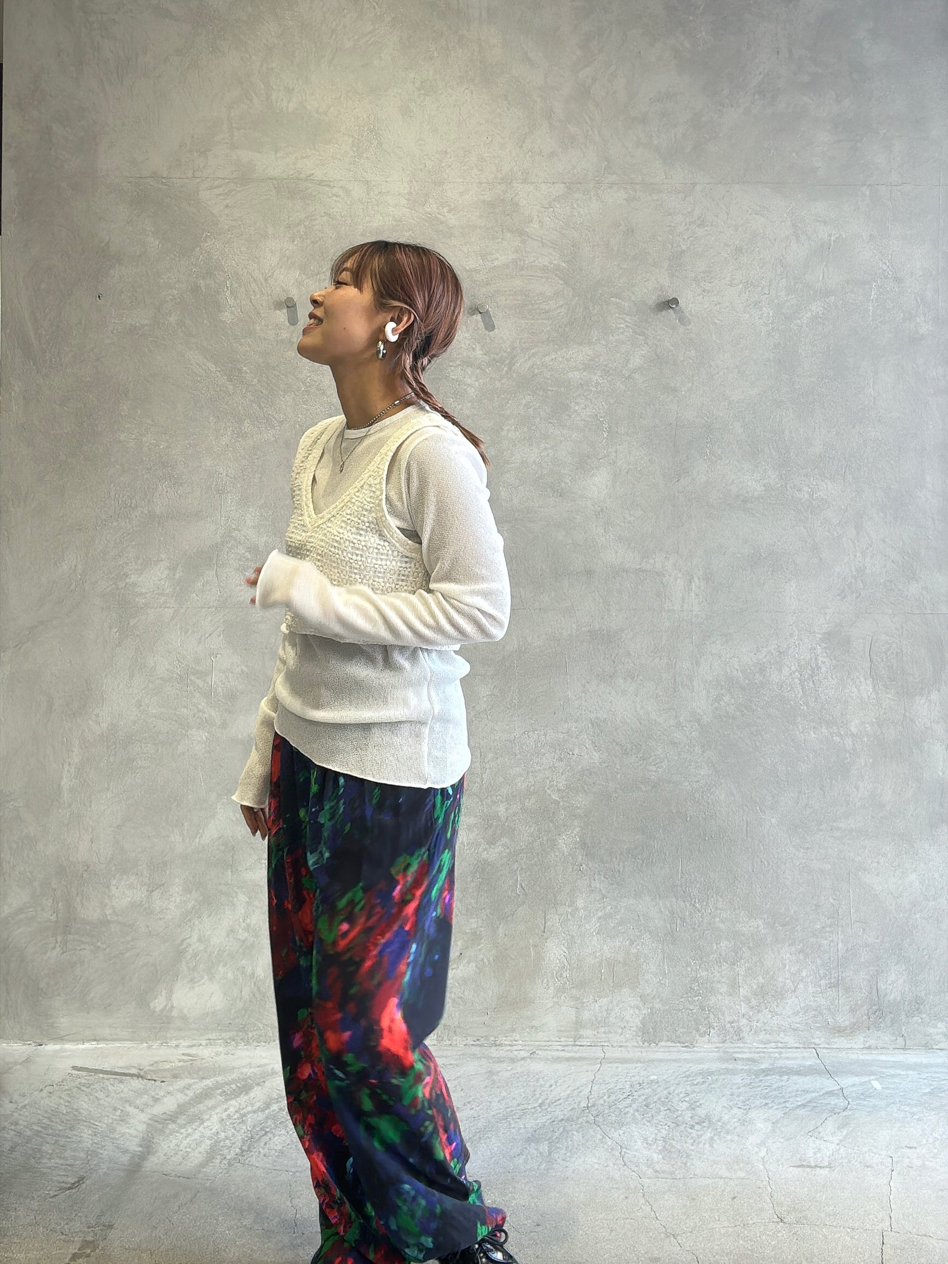 ショート丈キャミソール／8611001／LE MÉLANGE