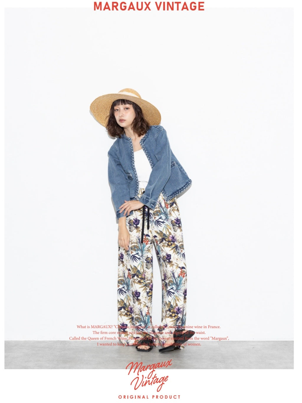 2027SS #1 LOOK写真／MARGAUX VINTAGE【予約⚡︎販売】