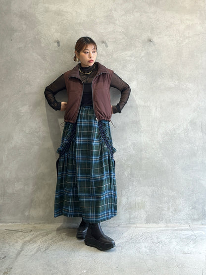 タータンチェックスカート／MIA ASTERISM