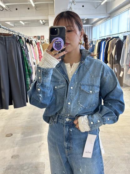 受付終了【予約販売】ヘンリーネックカットソー／8611002／LE MÉLANGE