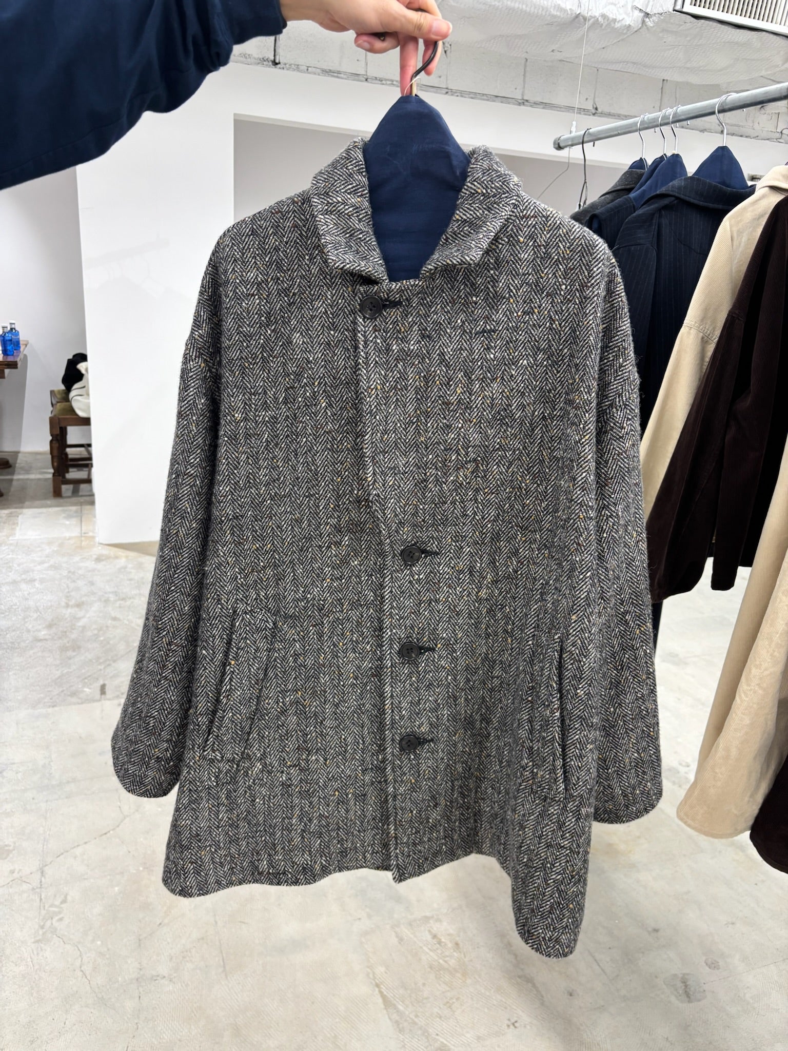 受付終了【予約⚡︎販売】ハーフ丈チェスターコート／#8643901／LE MÉLANGE／2026 AW #1