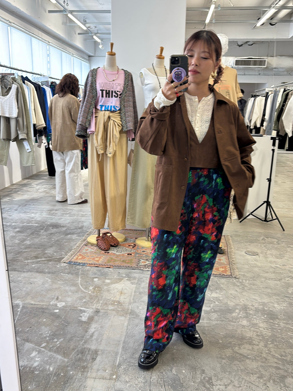 受付終了【予約販売】ECOスウェードベスチェ／8613701／LE MÉLANGE