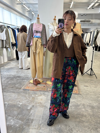 受付終了【予約販売】ECOスウェードベスチェ／8613701／LE MÉLANGE