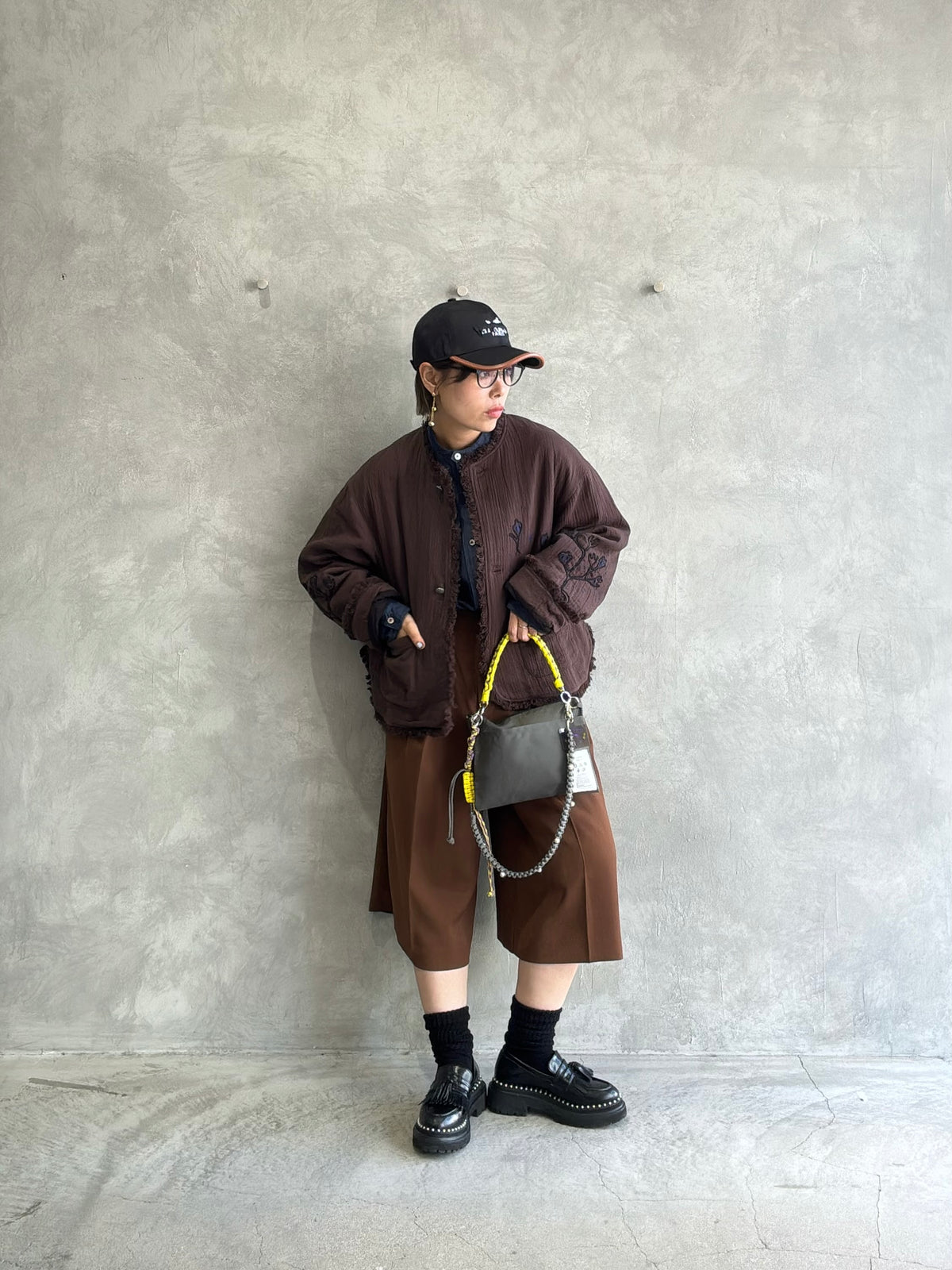 刺繍クルーネックジャケット／#8643804／LE MÉLANGE／2026 AW #1