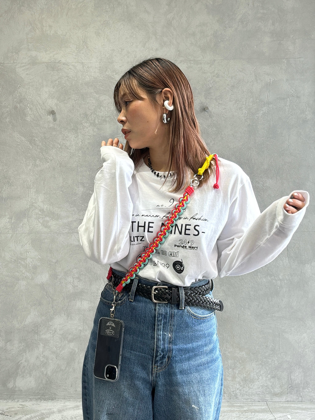 ⭐︎コラボ【予約販売】3wayパラコードスマホショルダー／ホイップウェーブ／受注生産