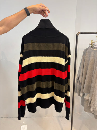 受付終了【予約⚡︎販売】異素材ボーダータートルニット／MG KN-26120-A／MARGAUX VINTAGE／2026 AW＃2