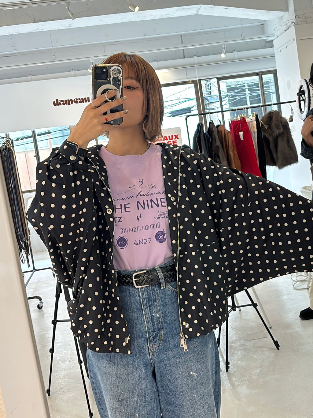 受付終了【予約⚡︎販売】ドットブルゾン／MG JK-26096-A／MARGAUX VINTAGE／2026 AW＃1