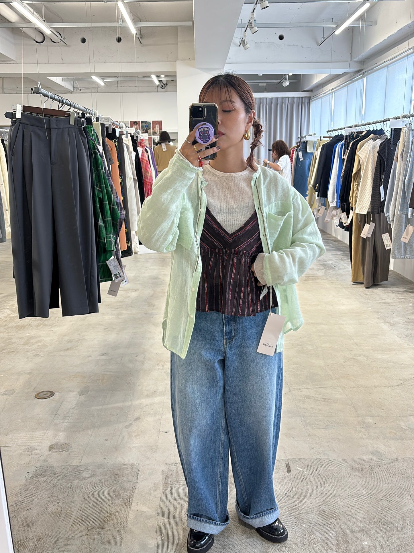 受付終了【予約販売】デニムパンツ／8613502／LE MÉLANGE