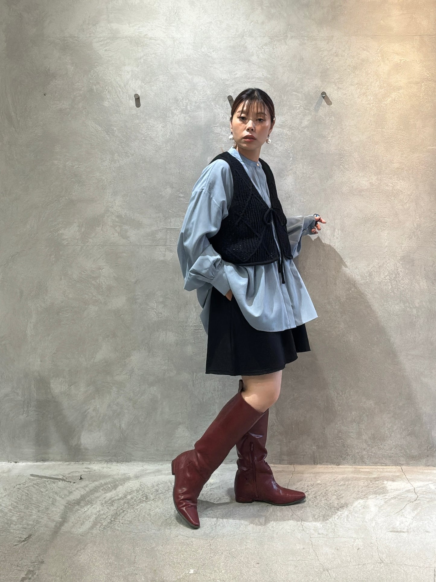 裏起毛フレアショーパン／VERSEAU