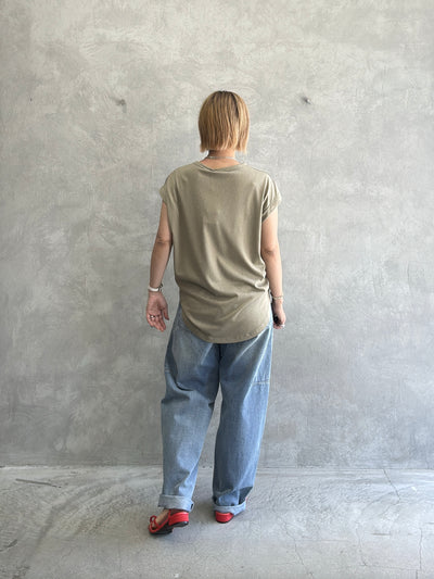 受付終了【予約販売】marcher シアー天竺ソフトフレンチTシャツ／ING