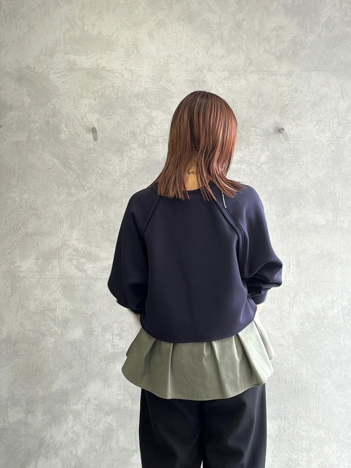 ドッキングフリルトップス／Trois