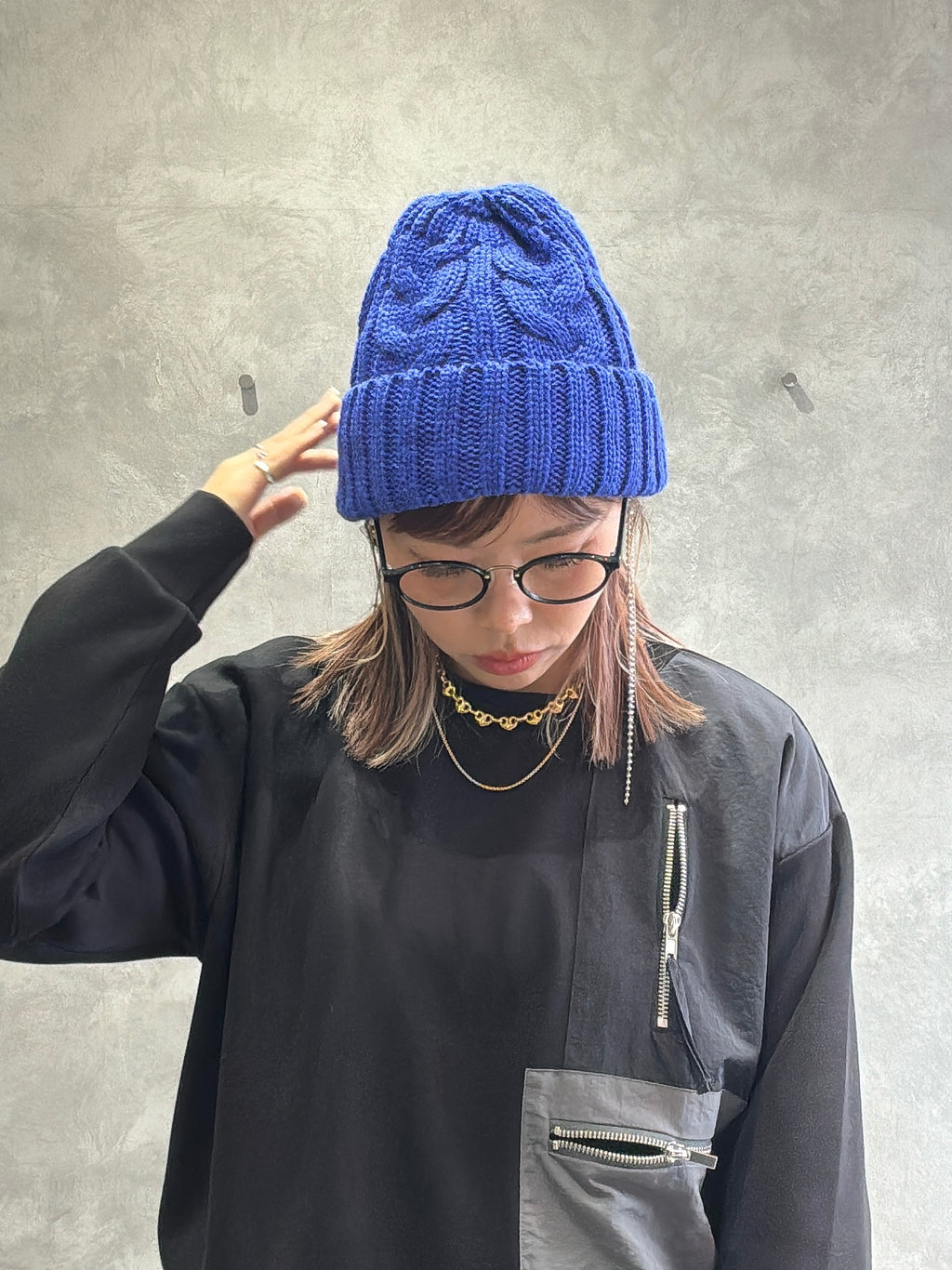 ゆるフィットニットキャップ