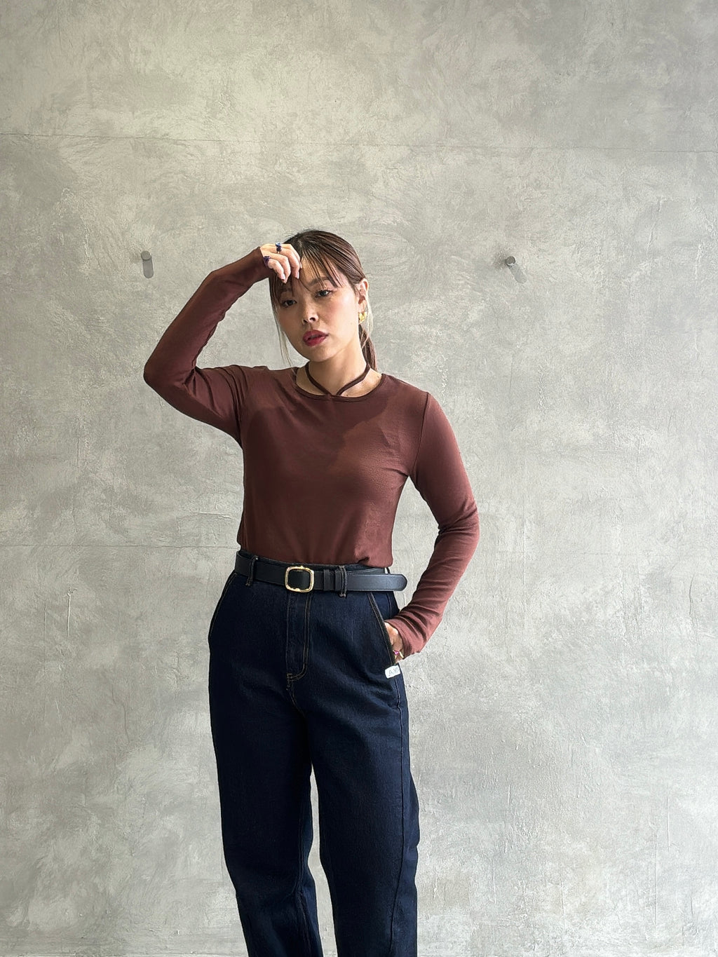 ホルターネックプルオーバー／Dignite collier