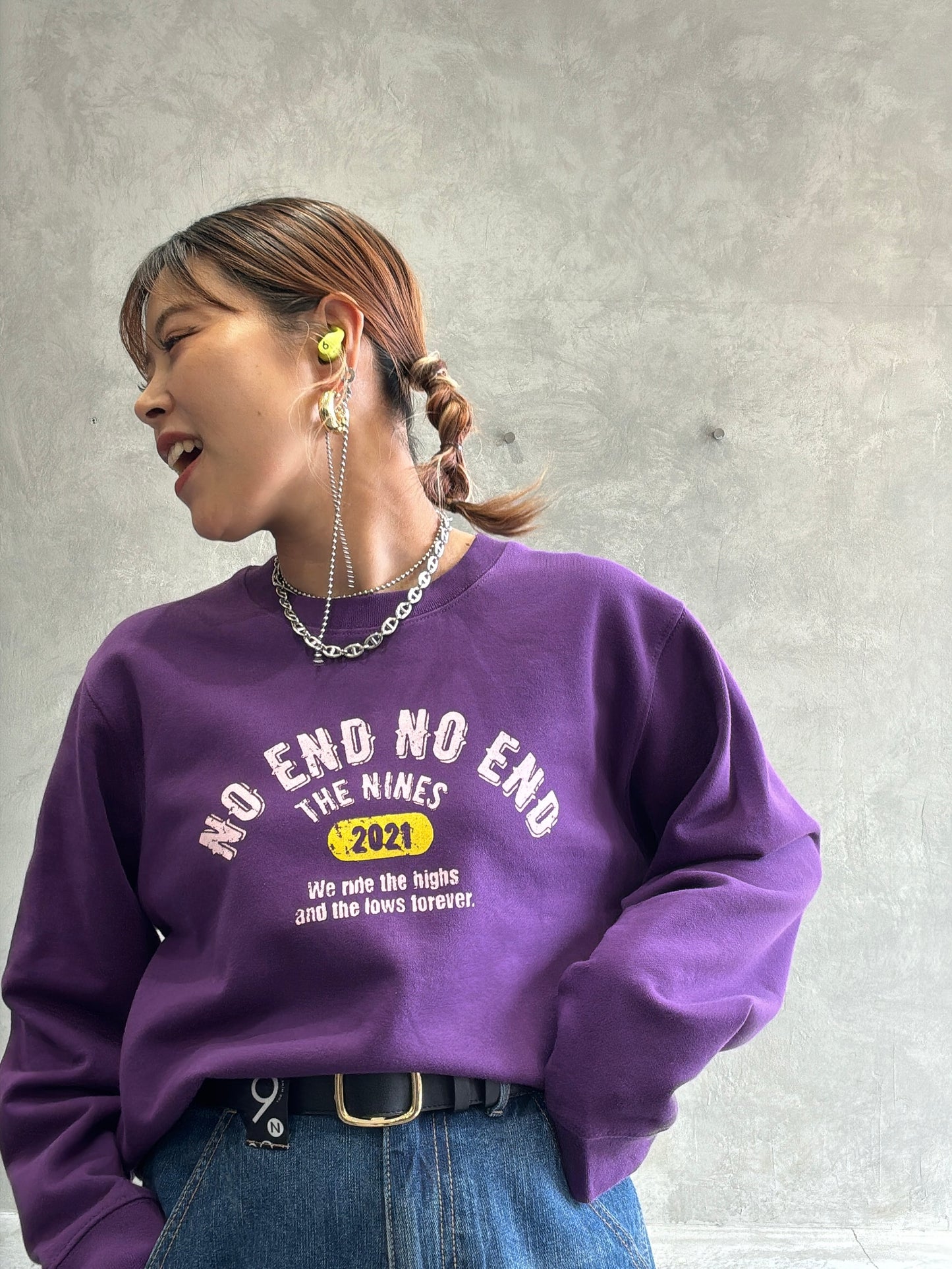 受付終了【予約販売】カレッジデザインスウェット／the Nines