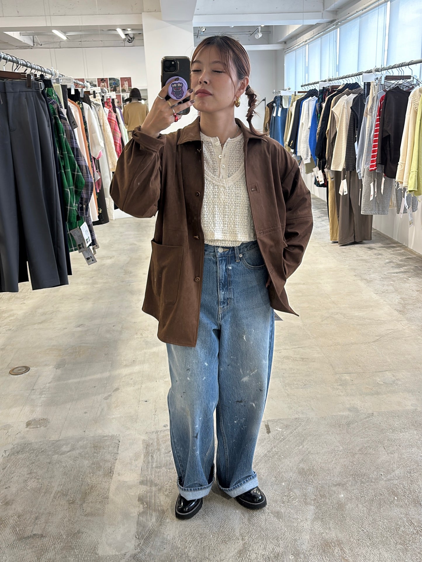 受付終了【予約販売】デニムパンツ／8613502／LE MÉLANGE