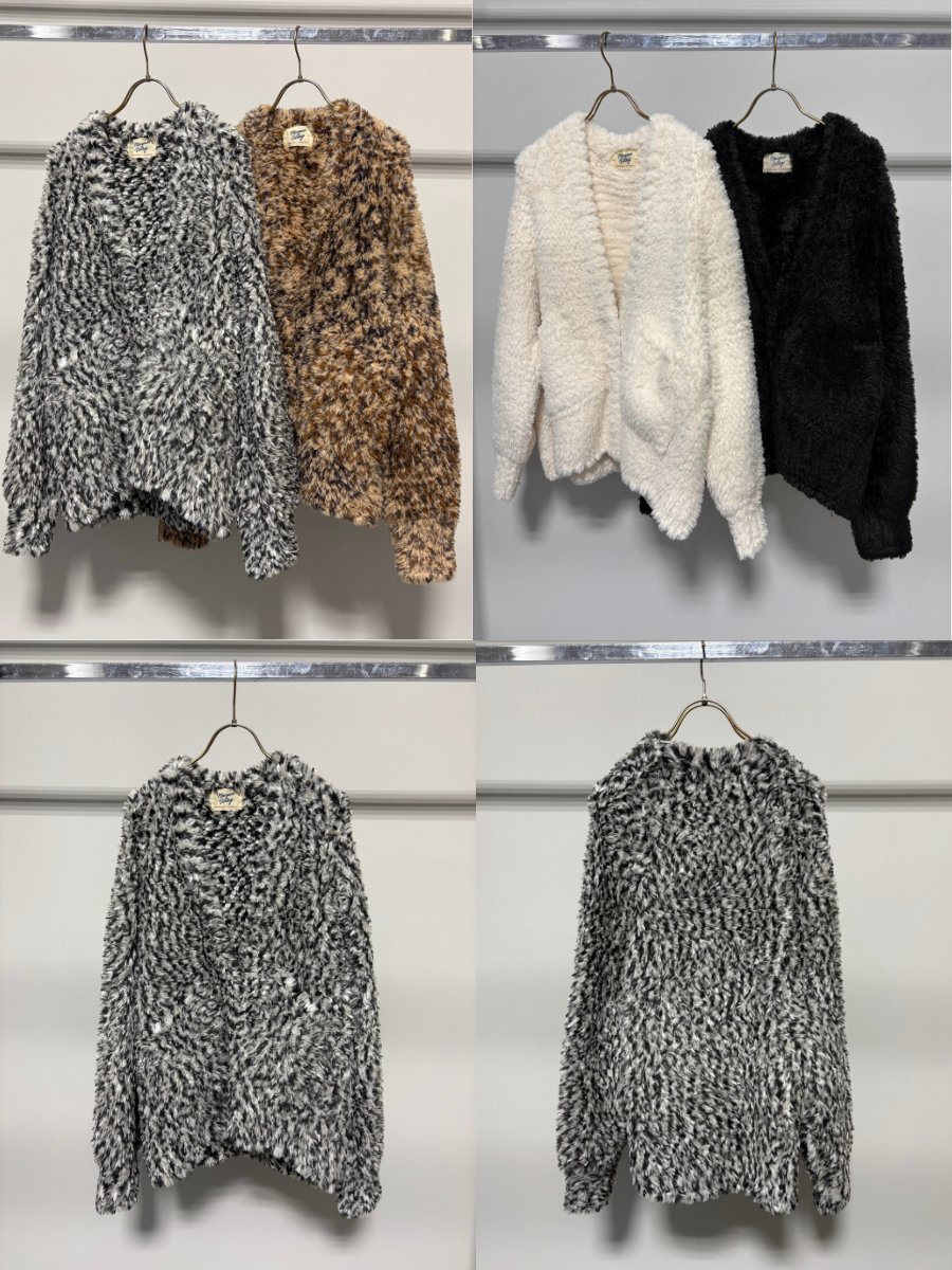 【予約⚡︎販売】フェザーヤーンVカーディガン／MG KN-26127-A／MARGAUX VINTAGE／2026 AW＃2