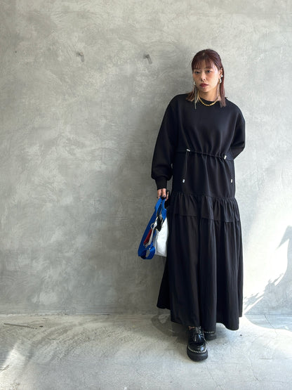 ウエストドロストドッキングワンピース／LHELBIE