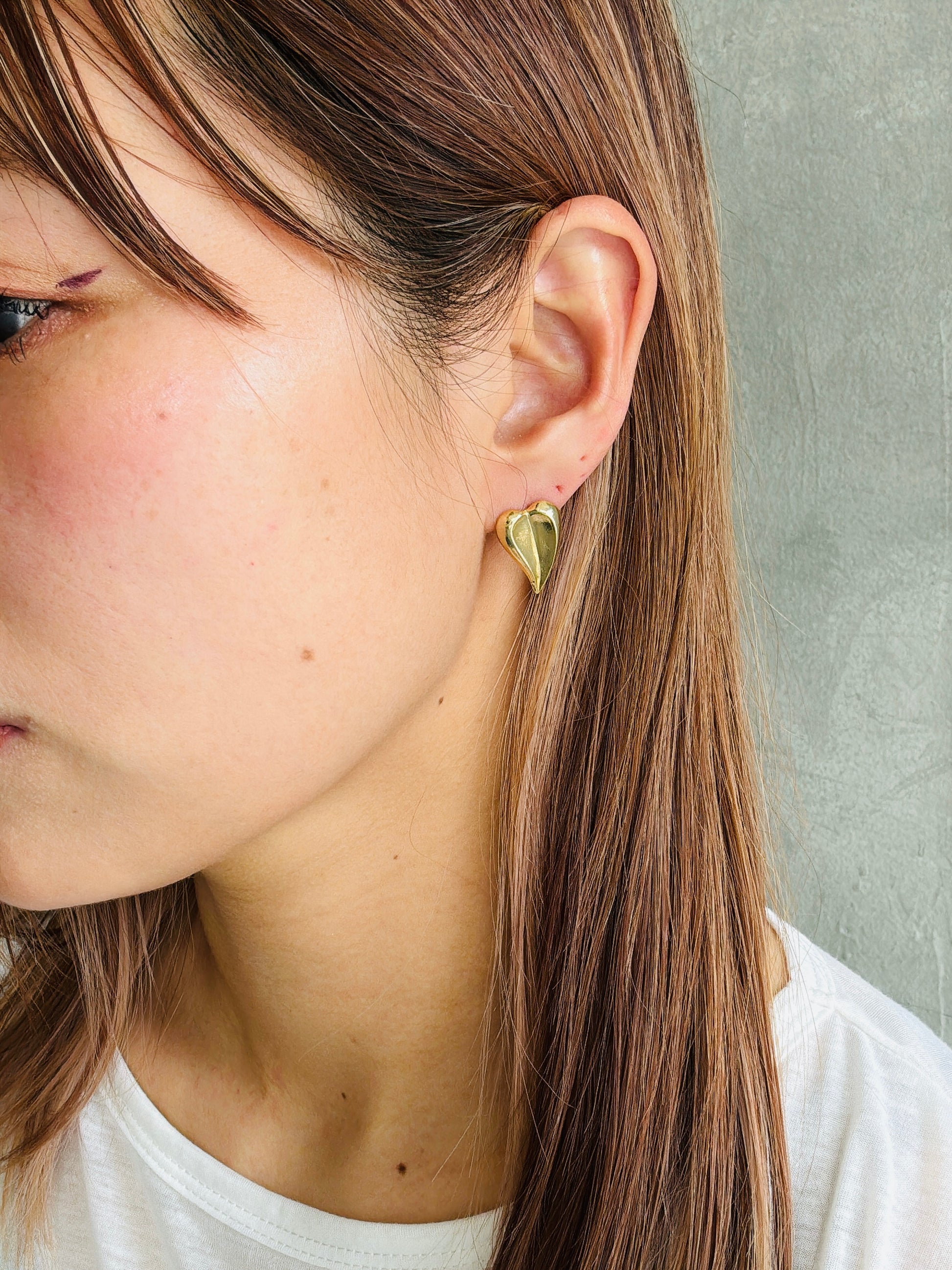 【予約販売】ソリッドハートピアス