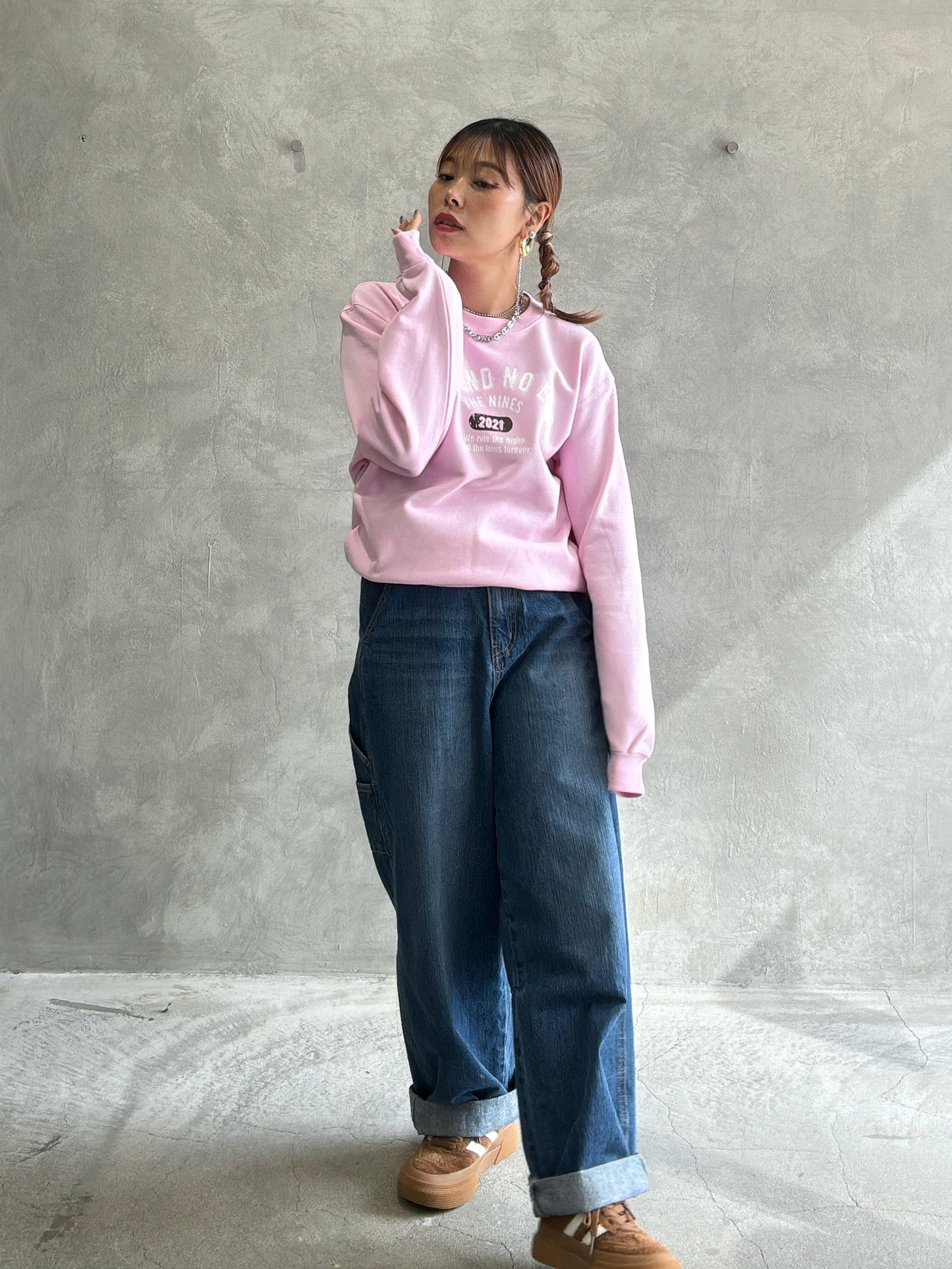 受付終了【予約販売】カレッジデザインスウェット／the Nines