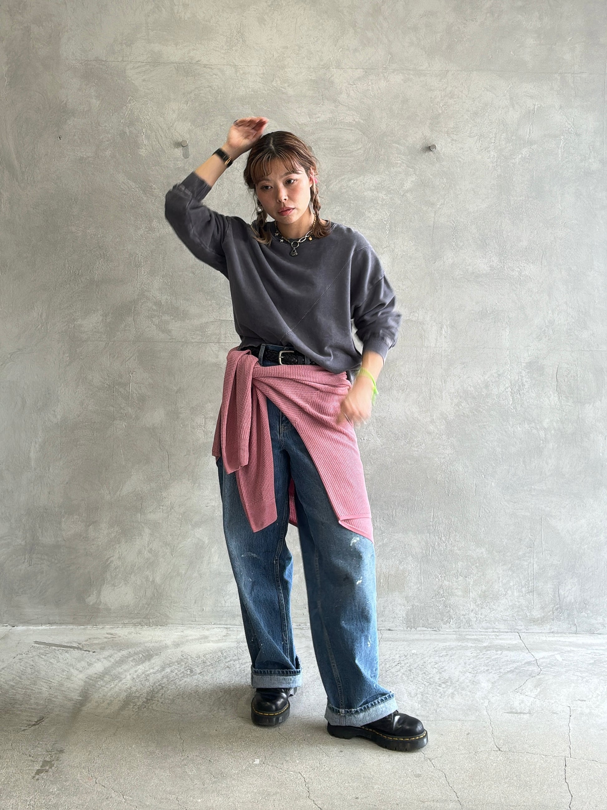 ワッフルドルマンロンT／flamingo firm