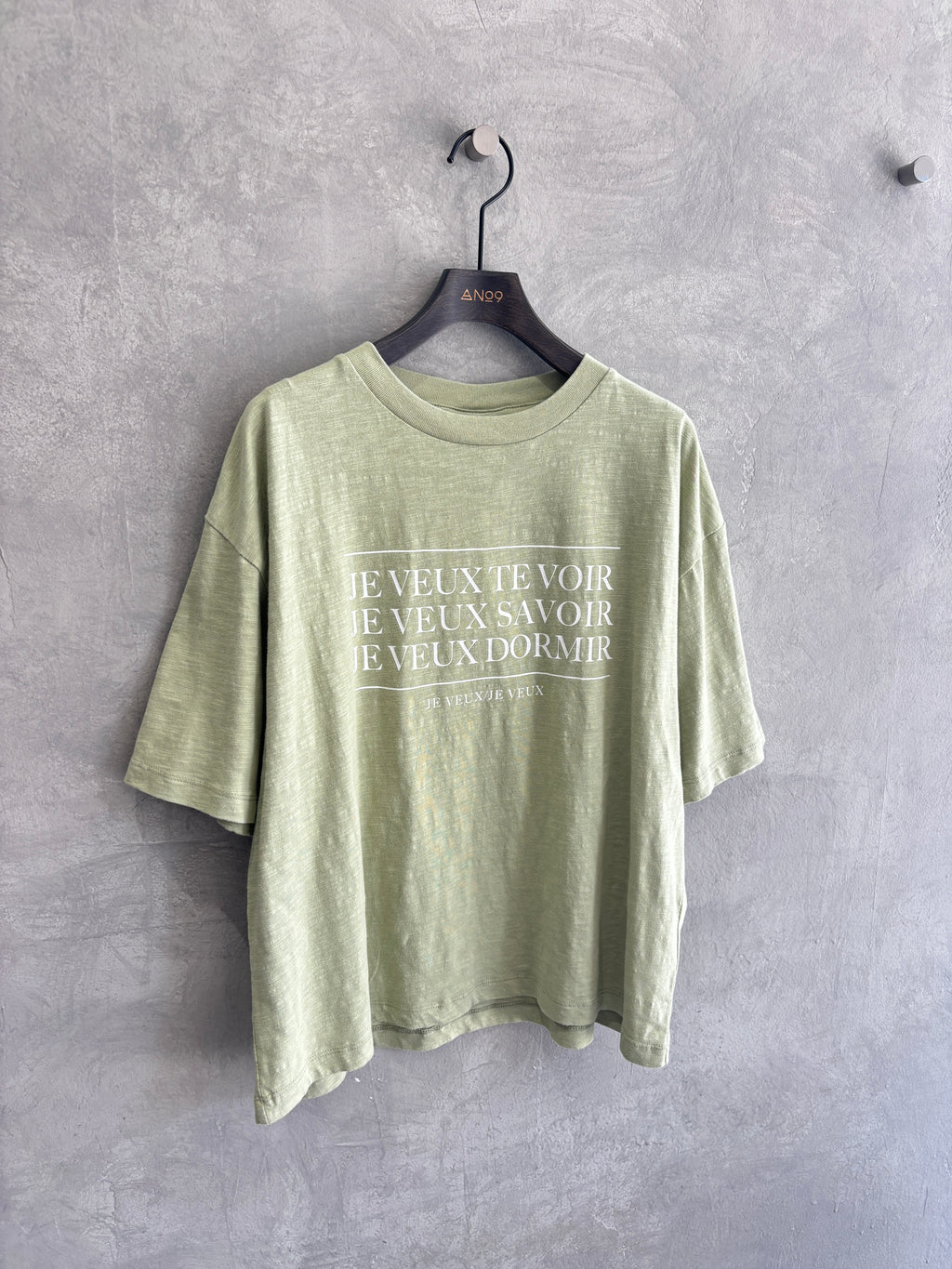 【予約販売】JE VEUX スラブTシャツ／ING