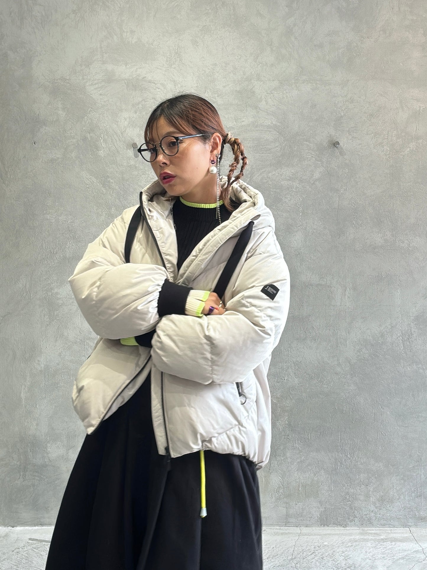 コクーンダウンジャケット／ayane