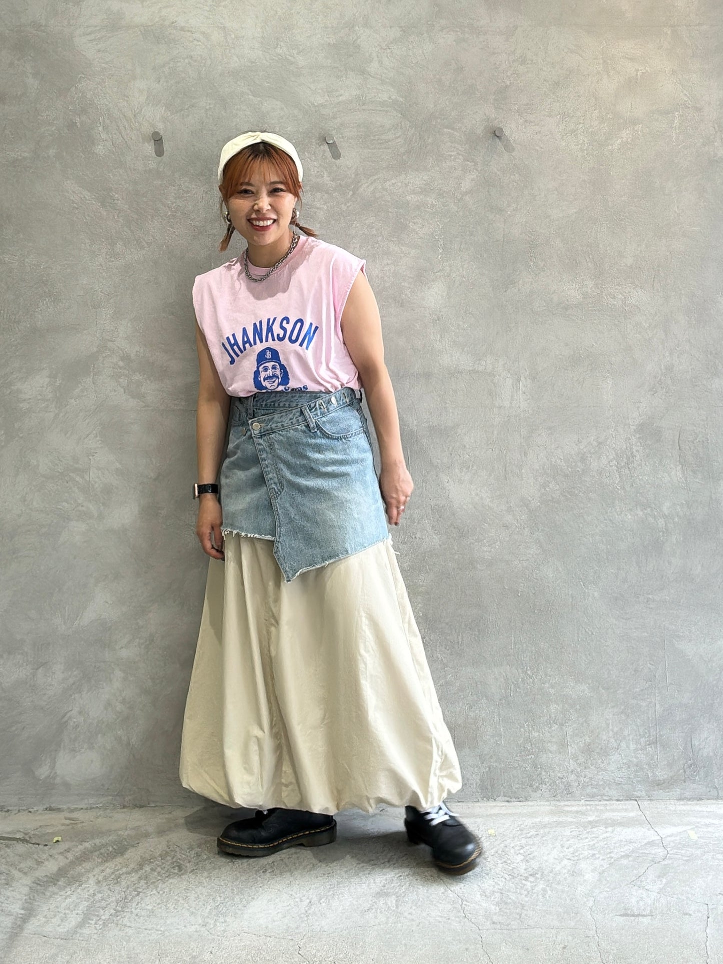 2wayナイロンバルーンスカート