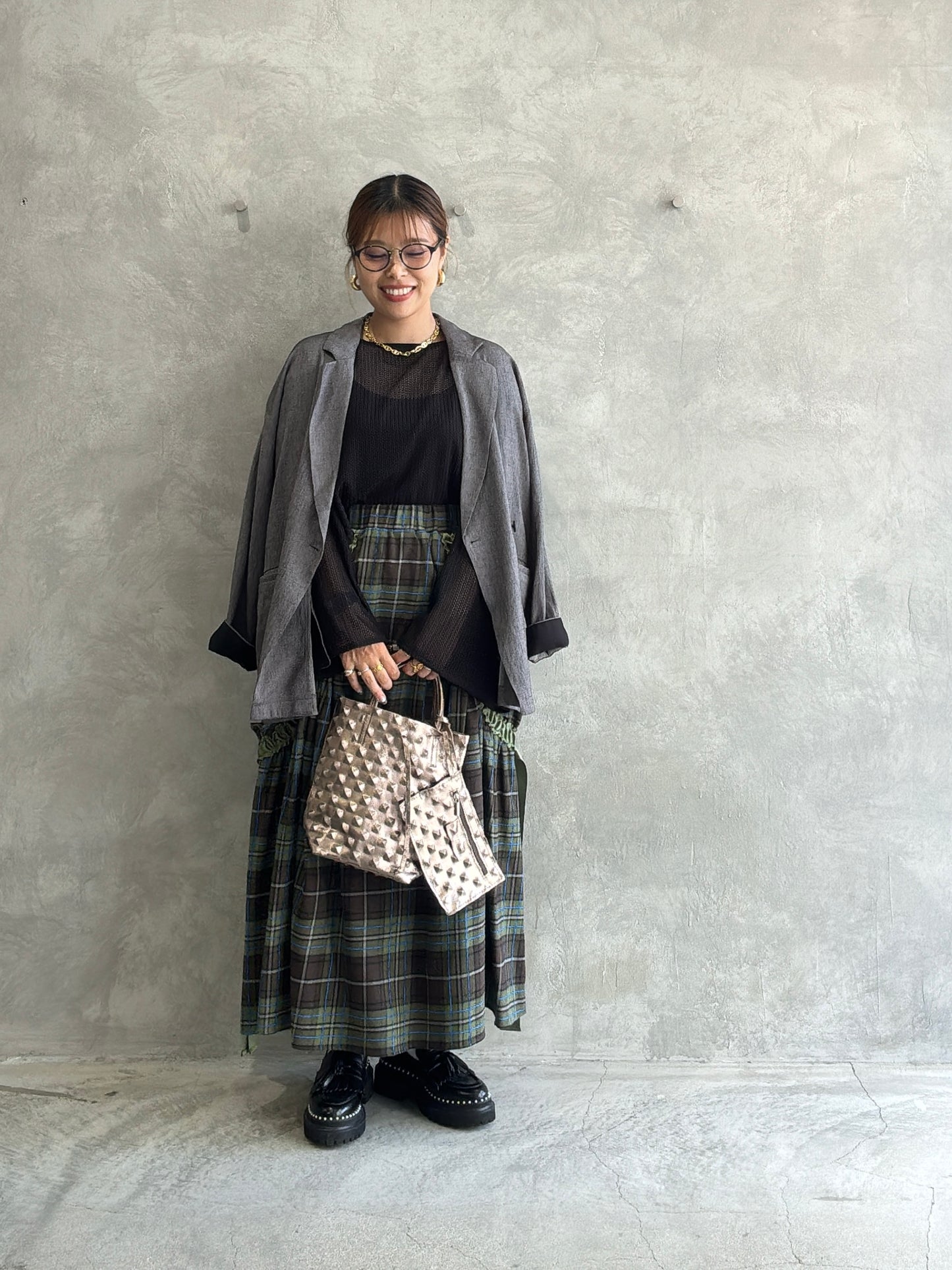 リラックスシルエットジャケット／LHELBIE