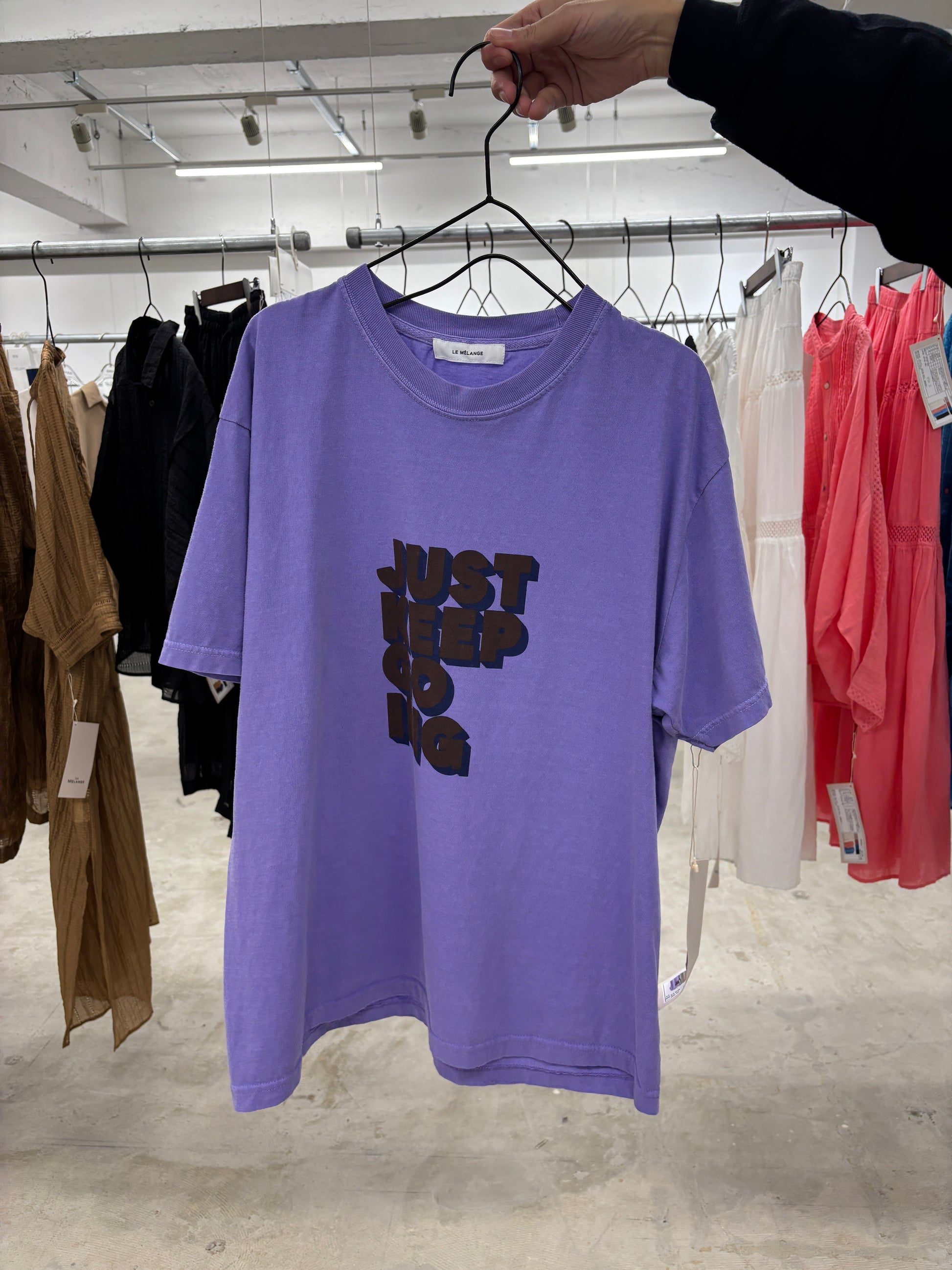 受付終了【予約販売】ピグメント加工Tシャツ／8621005／LE MÉLANGE／2026 SS#2