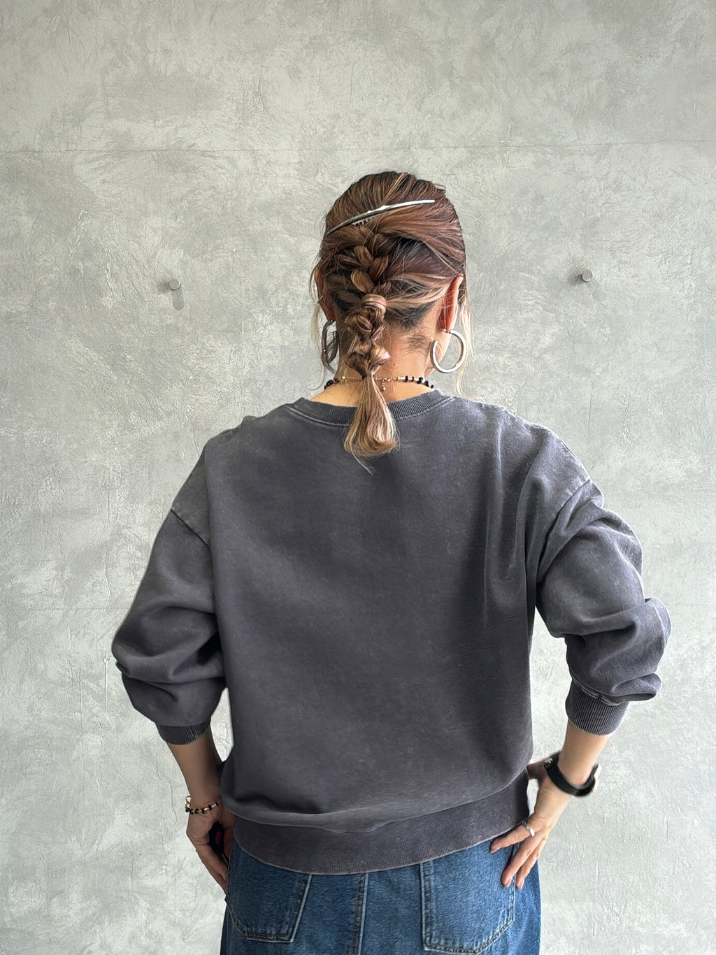 【再入荷】ピグメントプルオーバースウェット