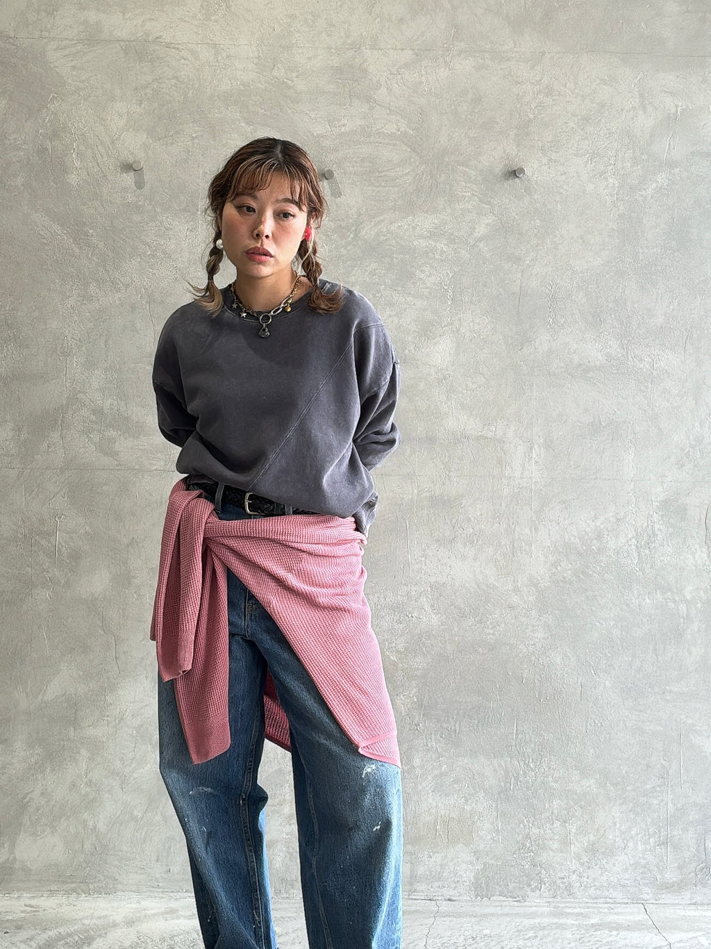 ワッフルドルマンロンT／flamingo firm